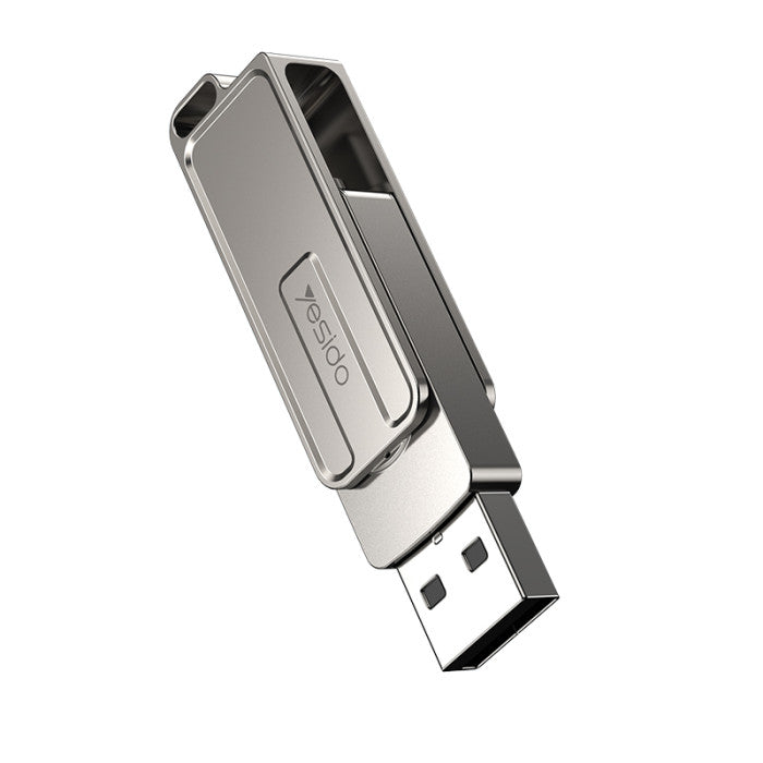 Yesido 128GB USB+Lightning 2 in 1 USB Flash Drive FL16 Yesido 128GB USB+Lightning 2 in 1 USB Flash Drive FL16